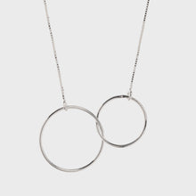 Cargar imagen en el visor de la galería, COLLAR ARO DOBLE GRANDE - Vicenç Silver