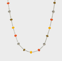 Cargar imagen en el visor de la galería, Collar cristales acero