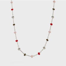 Cargar imagen en el visor de la galería, Collar cristales acero