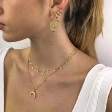 Cargar imagen en el visor de la galería, Collar luna acero