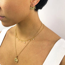 Cargar imagen en el visor de la galería, Collar perlitas acero