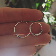 Cargar imagen en el visor de la galería, Pendientes aros bali (18mm)